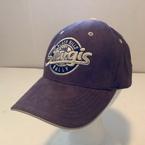 Sturgis 2005 Black Hills Rally Hat By Hi-Way Distributing Brown Suede Adjustable - Picture 14 of 16